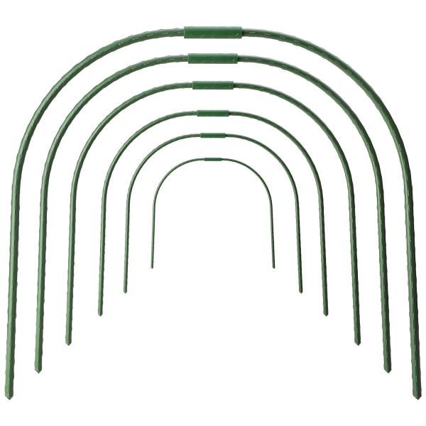 【並行輸入品】MISNODE 温室用フープ 6個 植物サポートガーデンステークス 軽量 背の高い植物...