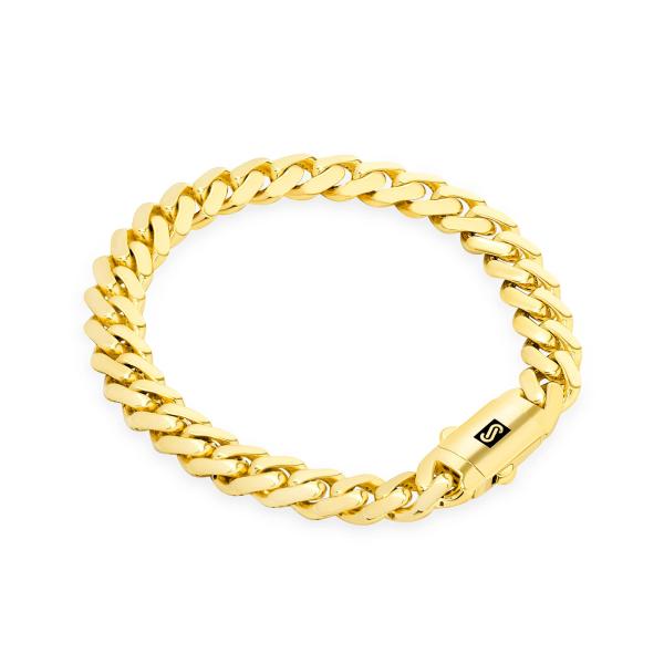 【並行輸入品】Nuragold 10K イエローゴールド 7.5mm ロイヤルモナコ マイアミキュー...