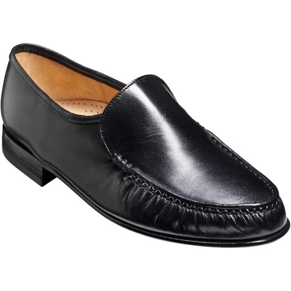 BARKER Laurence Men&apos;s Handmade Loafer Shoe Black　並...