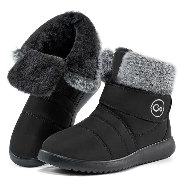 【並行輸入品】Reimferce Women Snow Boots Winter Shoes Wit...