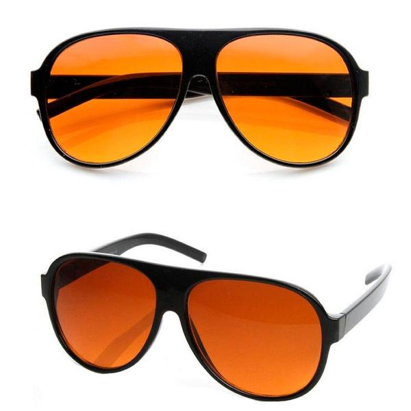 【並行輸入品】3Pc Blue Light Blocker Amber Lenses Sunglas...