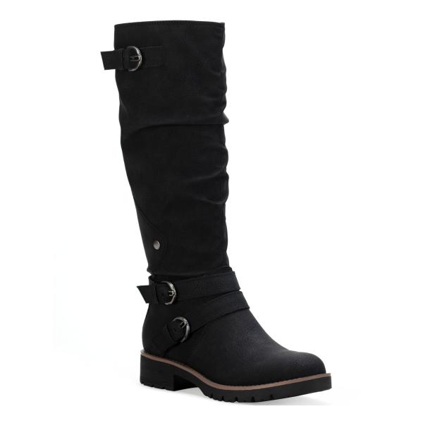 Sun + Stone Womens Brinley Faux Leather Knee High ...