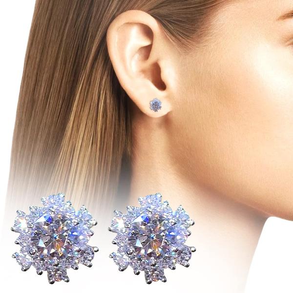 【並行輸入品】ACBAC Women's Flower Stud Earrings Delicate...