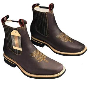 Mens Short Ankle Western Rodeo Cowboy Boots El Cha...