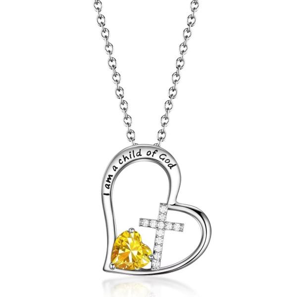 【並行輸入品】「I Am a Child of God」クロスネックレス ガールズ 5A キュービッ...