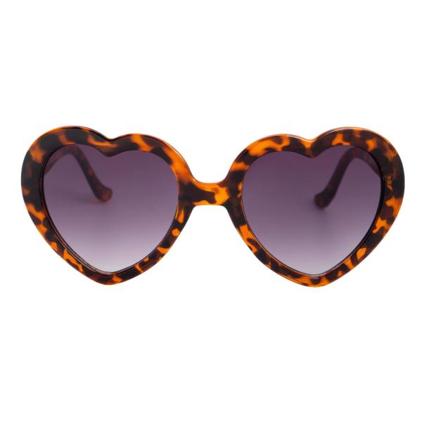 Gravity Shades Heart Shaped Sunglasses, Leopard 並行...