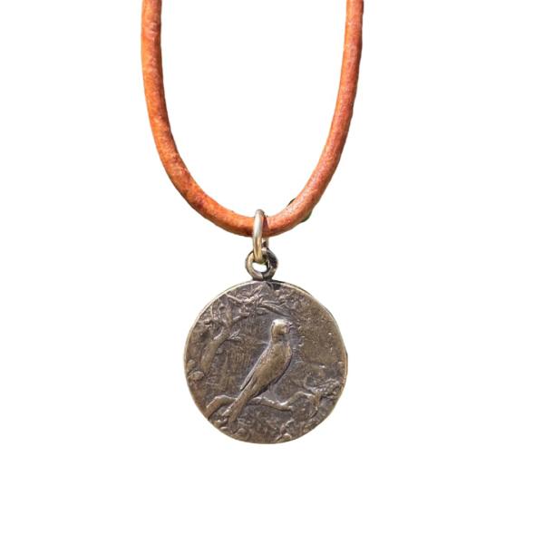 【並行輸入品】St Cecilia Bronze Necklace - Men Saint of M...