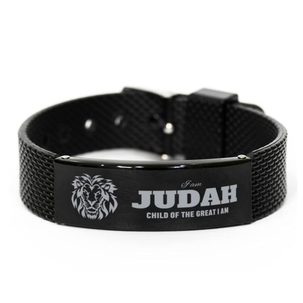【並行輸入品】Jewish Israel Hebrew Black Shark Mesh Brace...