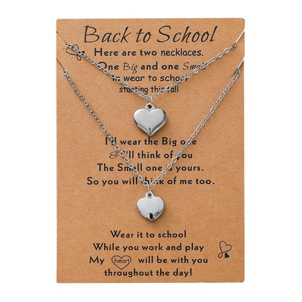 Set Mother&apos;s Necklaces Gifts Matching Daughter Hea...