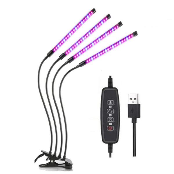 【並行輸入品】NUZAMAS 4 Tube Plant Lamp LED Plant Light 8...