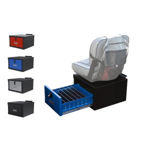 【並行輸入品】 Fish Fighter Guide Series Boat Seat Box with Slide Out Drawer wi