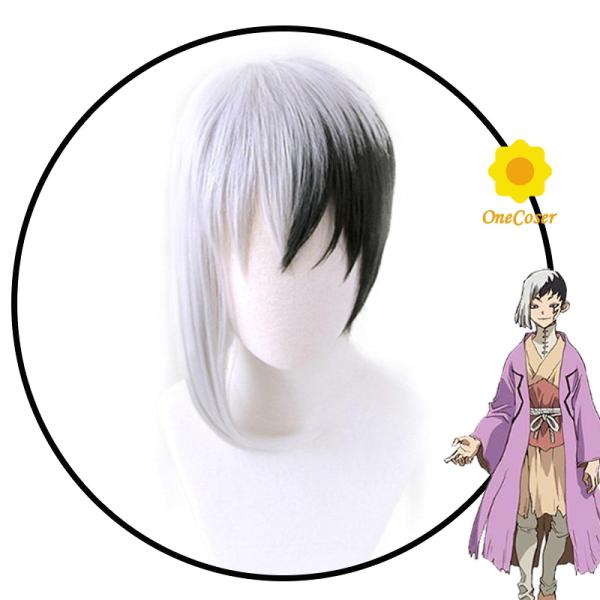 Uearlid Anime Dr.Stone Asagiri Gen Cosplay Wig Sho...