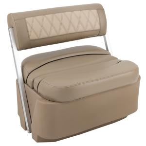 【並行輸入品】ラグジュアリーフリップフロップ ポンツーンボートシート タン&ベージュ DeckMate Complete Luxury Fl