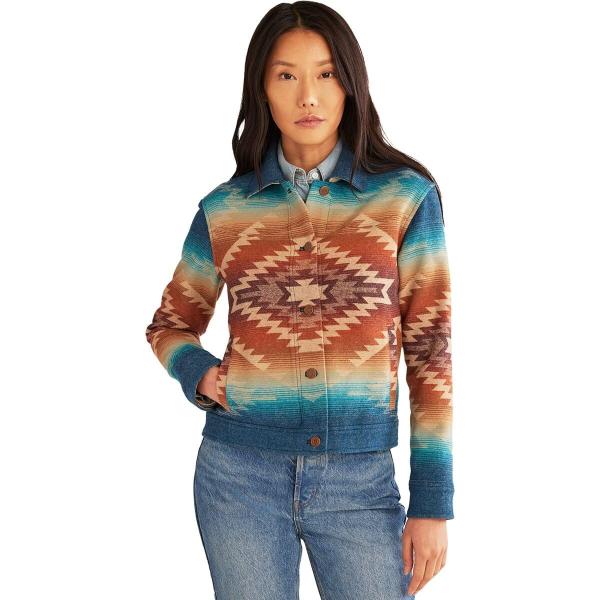 【並行輸入品】Pendleton Women's Canyon Wool Jacket, Turqu...