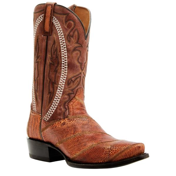 【並行輸入品】Dan Post Men's Exotic Ostrich Leg Western B...
