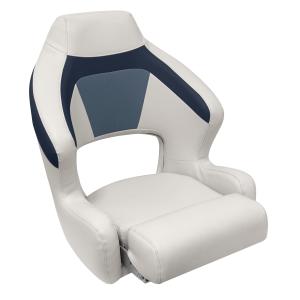 【並行輸入品】Wise BM3338 986 プレミアシリーズ ポンツーン XL バケットシート フリップアップボルスター付き プラチナ/スペク