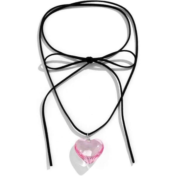 Fuqimanman2020 Big Heart Pendant Choker Necklaces ...