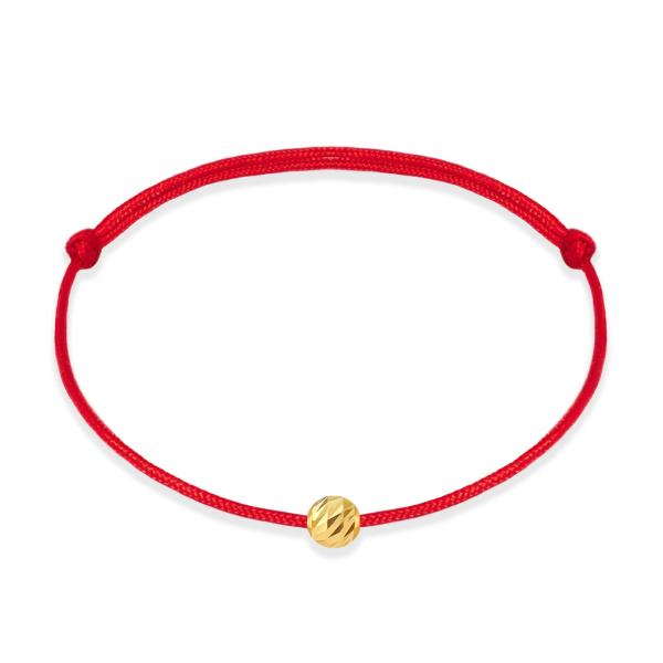 【並行輸入品】inBLISS 14K Solid Gold Red String Bracelet,...