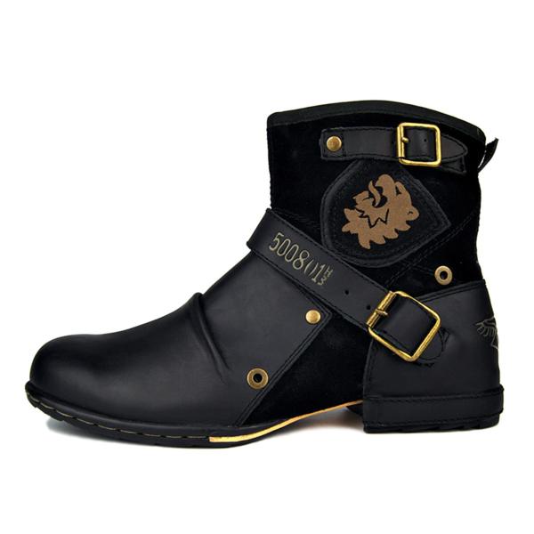【並行輸入品】CHUUMEE Men's Boots Men's Casual Boots Moto...