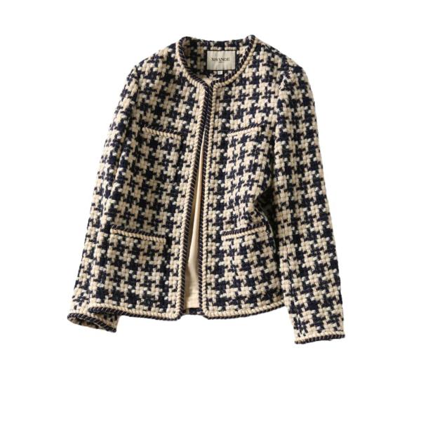 【並行輸入品】Small Fragrance Coat Autumn Winter Women Cl...