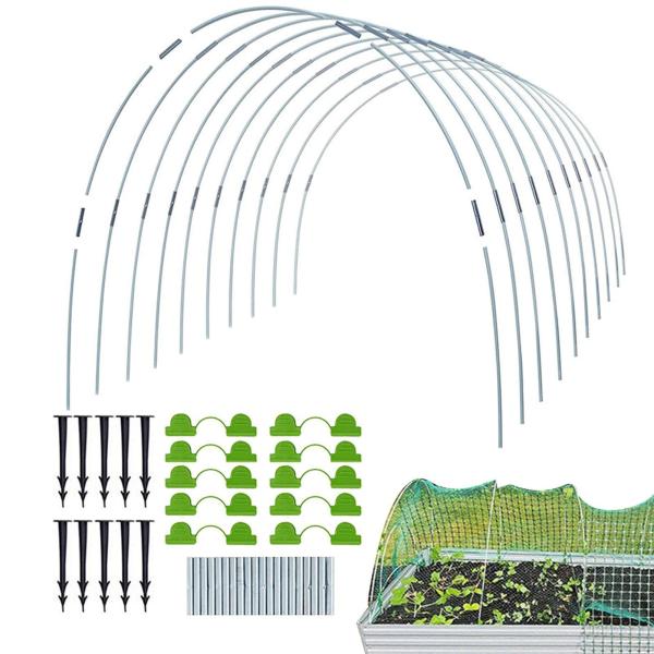【並行輸入品】Greenhouse Hoops for Grow Tunnel, Rust Free...