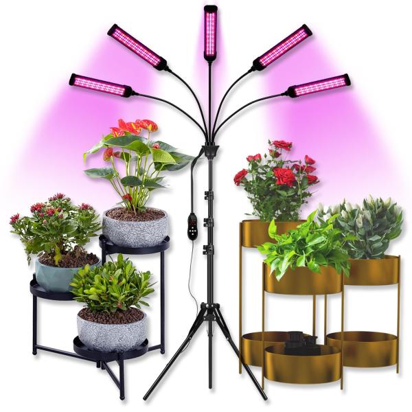 【並行輸入品】Aukphie 屋内植物用LEDグローライト (レッド+ブルー+サンライク)、450L...