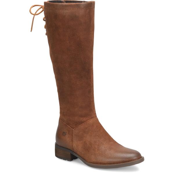 【並行輸入品】BORN Women's Hayden High Boot, Rust Tobacco...