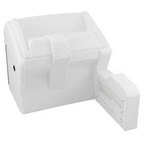 【並行輸入品】 DeckMate Deluxe Large Pontoon Console Helm White