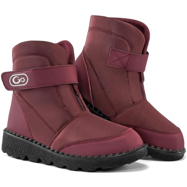 【並行輸入品】Atoshopce Womens Winter Snow Boots: Warm Fu...