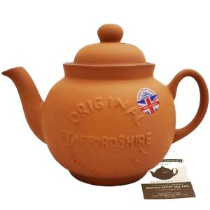 並行輸入品】Cauldon Ceramics 手作り ブラウン ベティ 8カップ
