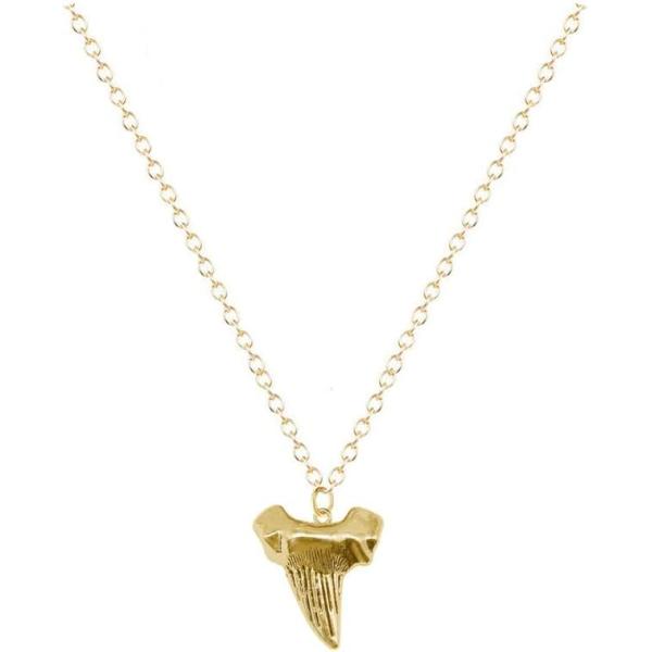 【並行輸入品】WLLAY Fashion Shark Tooth Pendant Necklace ...