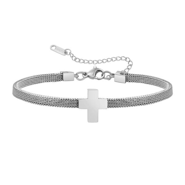 【並行輸入品】EYEPHD Men's Personalized Cross Bracelet, W...