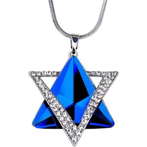 【並行輸入品】liveliwithmin ロングチェーンセーター ネックレス ファッション 六芒星ペ...