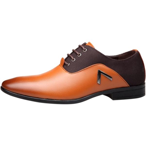 Wide Toe Box Dress Shoes for Men Classical Style L...