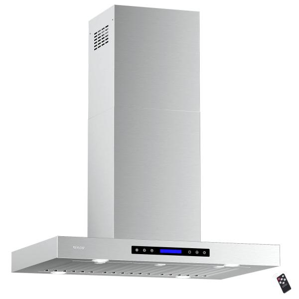 【並行輸入品】EKON NAIS02 36" Island Mount Range Hood for...