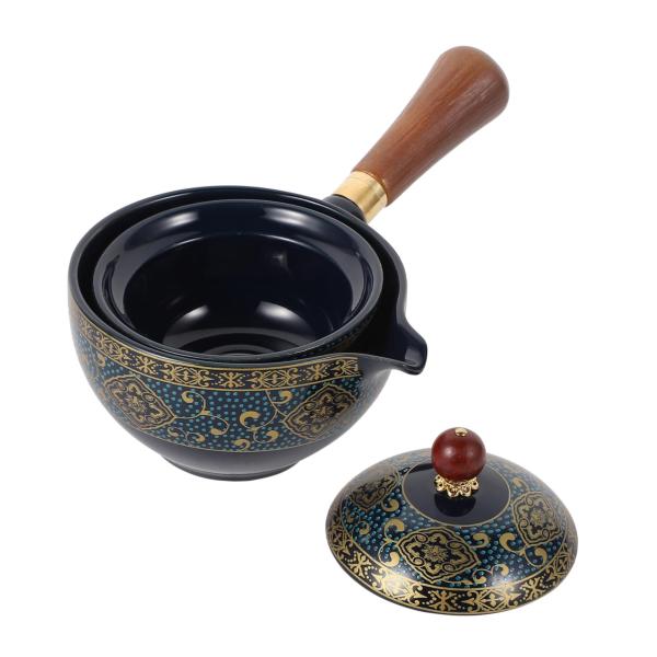 【並行輸入品】BESPORTBLE 1pc Side Pot Ceramic Teapot Warm...