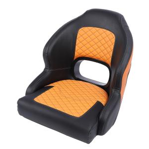 【並行輸入品】 Boat Seat, Boat Captain Seat Yacht Captain Seat with Back Suppor