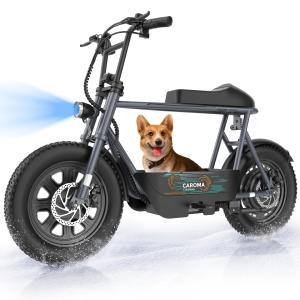 【並行輸入品】 Caroma Peak 1200W Electric Scooter with Seat, 16