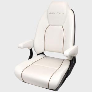 【並行輸入品】 Boat High Back Reclining Helm Seat 3014 0020675 | Ice White