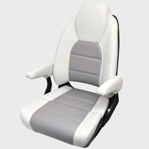 【並行輸入品】 Pontoon Boat Captains High Back Helm Seat 3039 0025832 | White G