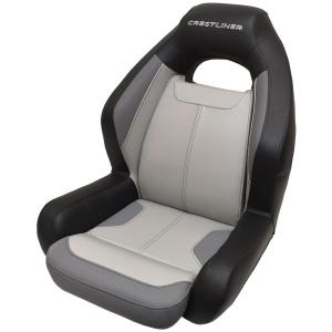 【並行輸入品】 Crestliner Boat Helm Seat 2281423 | Black/Gray