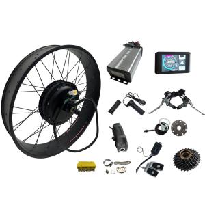 【並行輸入品】 170 175mm Dropout 3000W Fat Motorwheel ,20*4.0/24*4.0/26*4.0 Fat