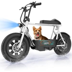 【並行輸入品】 Caroma Peak 560W Electric Scooter with Seat, 16