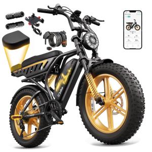 【並行輸入品】 TST Electric Bike for Adults, 48V 15Ah Battery, 1500W Peak Motor