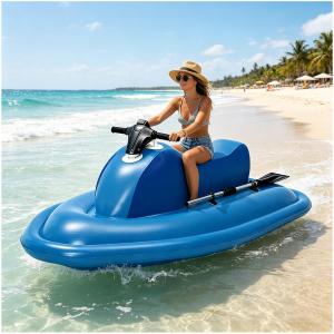 【並行輸入品】 Eastnmythet Inflatable Boat Jet Ski with Motor, Electric Underwa