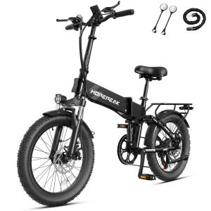 【並行輸入品】 ACTBEST Summit Foldable Ebike for Adults, 20'' Fat Tire Electric