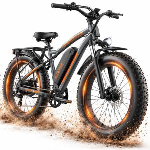 【並行輸入品】 QWAYQ Electric Bike for Adults, 750W Motor, 48V 15Ah Battery, 26