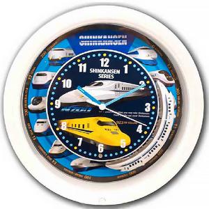 SRA ダブルトレイン 新幹線クロック 掛け時計 ブルー N700系 ドクター