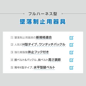 安全帯 フルハーネスのみ 墜落制止用器具 高所...の詳細画像1