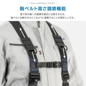 安全帯 フルハーネスのみ 墜落制止用器具 高所...の詳細画像4